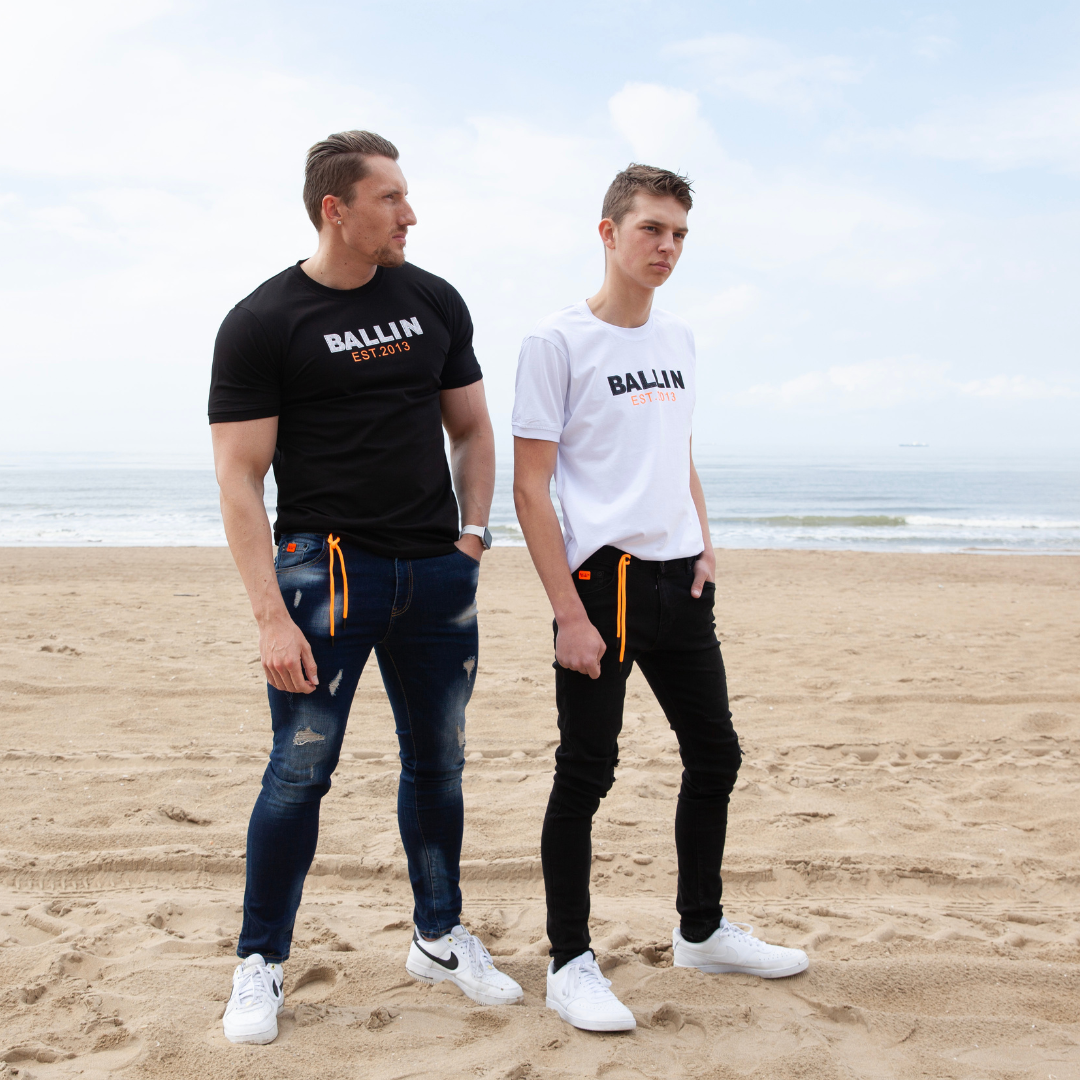 Skinny jeans heren Ballin zwart - Streetfashion 86