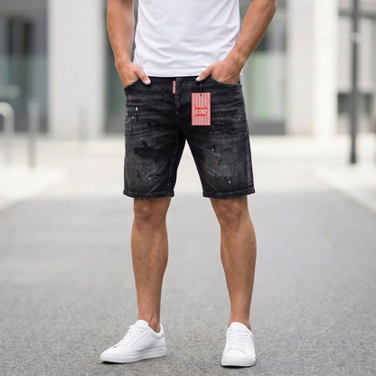 Icon2 blauw slimfit short jeans 508/1 - Streetfashion 86