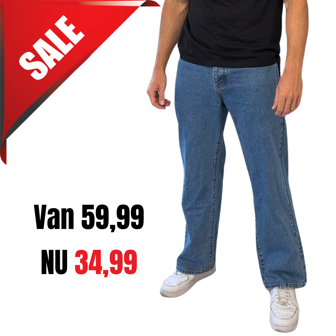 Straight leg jeans - Frilivin - blauw - Streetfashion 86