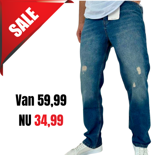Straight leg jeans heren - Streetfashion 86