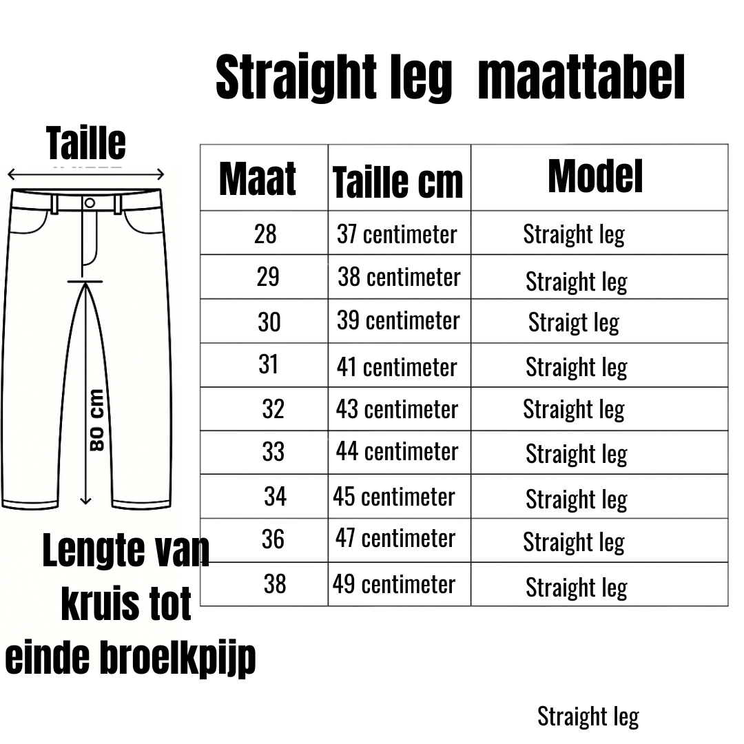 Straight leg jeans - Frilivin - blauw - Streetfashion 86