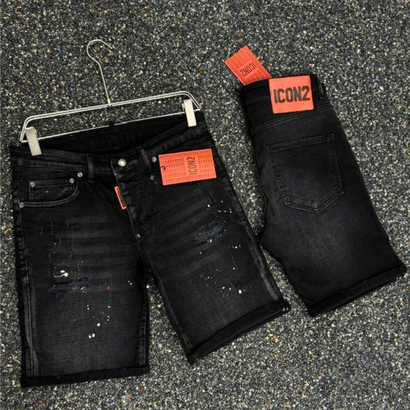 Icon2 blauw slimfit short jeans 696/3