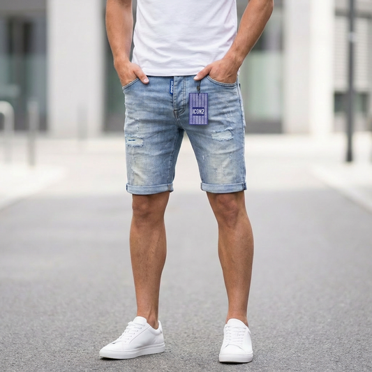 Icon2 blauw slimfit short jeans 488/4