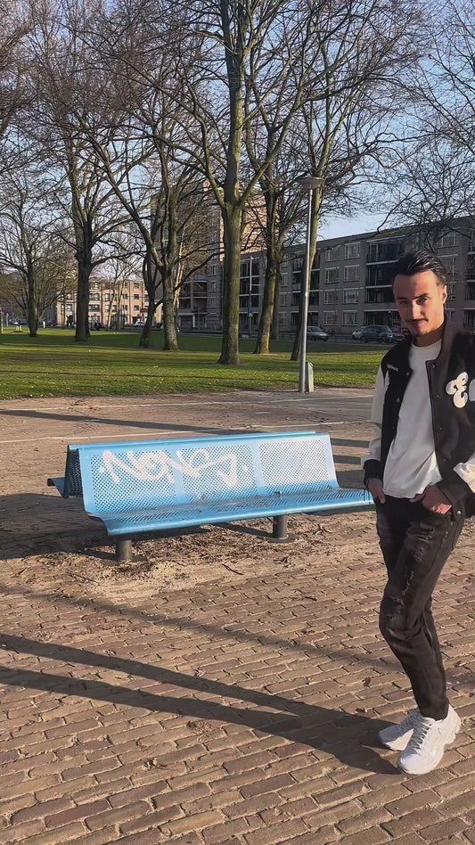 Skinny jeans heren Two one 2 zwart