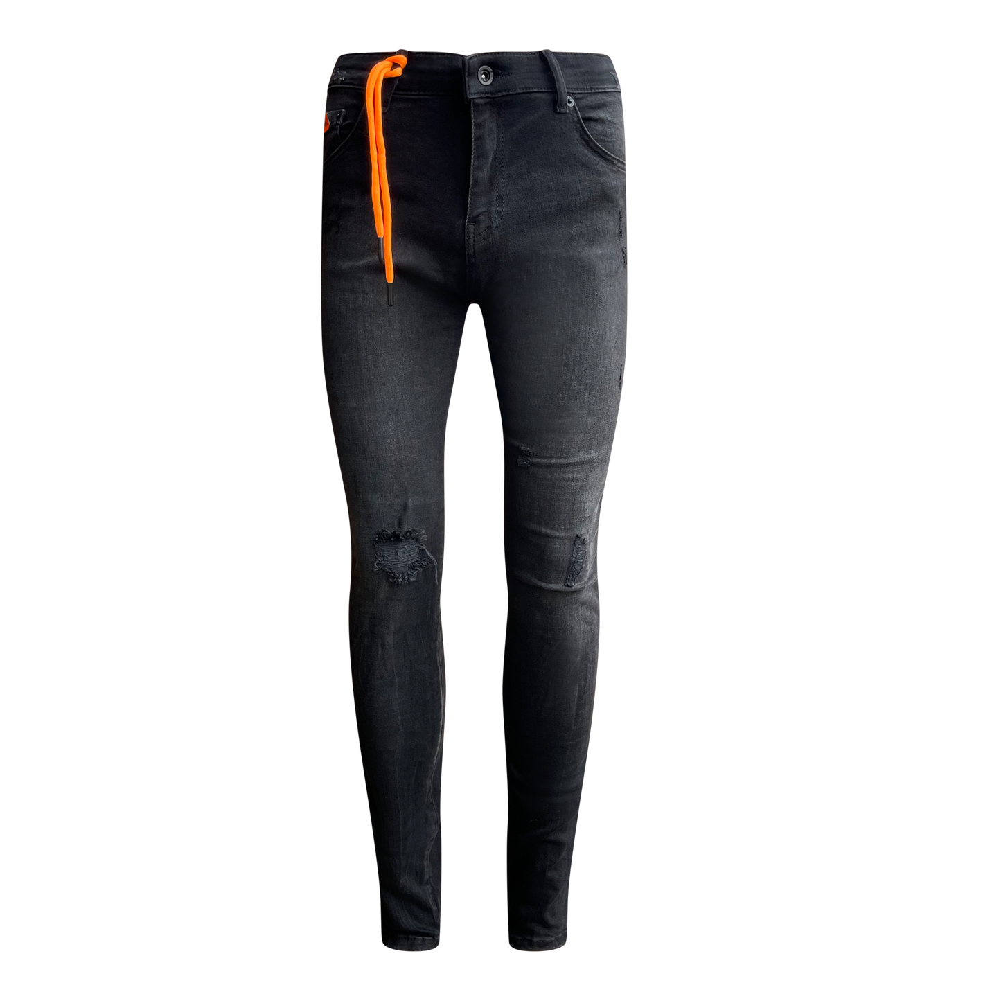 Skinny jeans heren Ballin zwart - Streetfashion 86