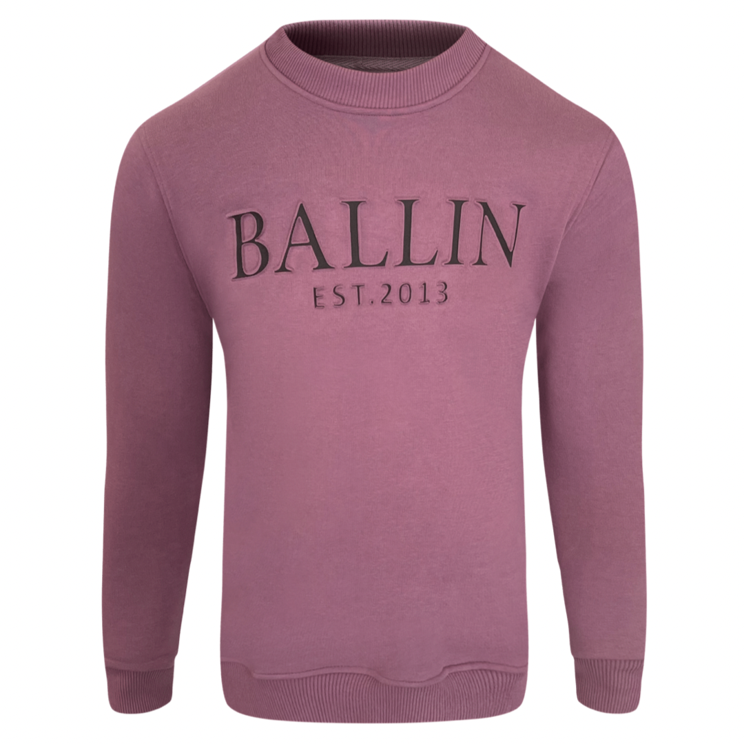 Sweater heren Ballin paars - Streetfashion 86