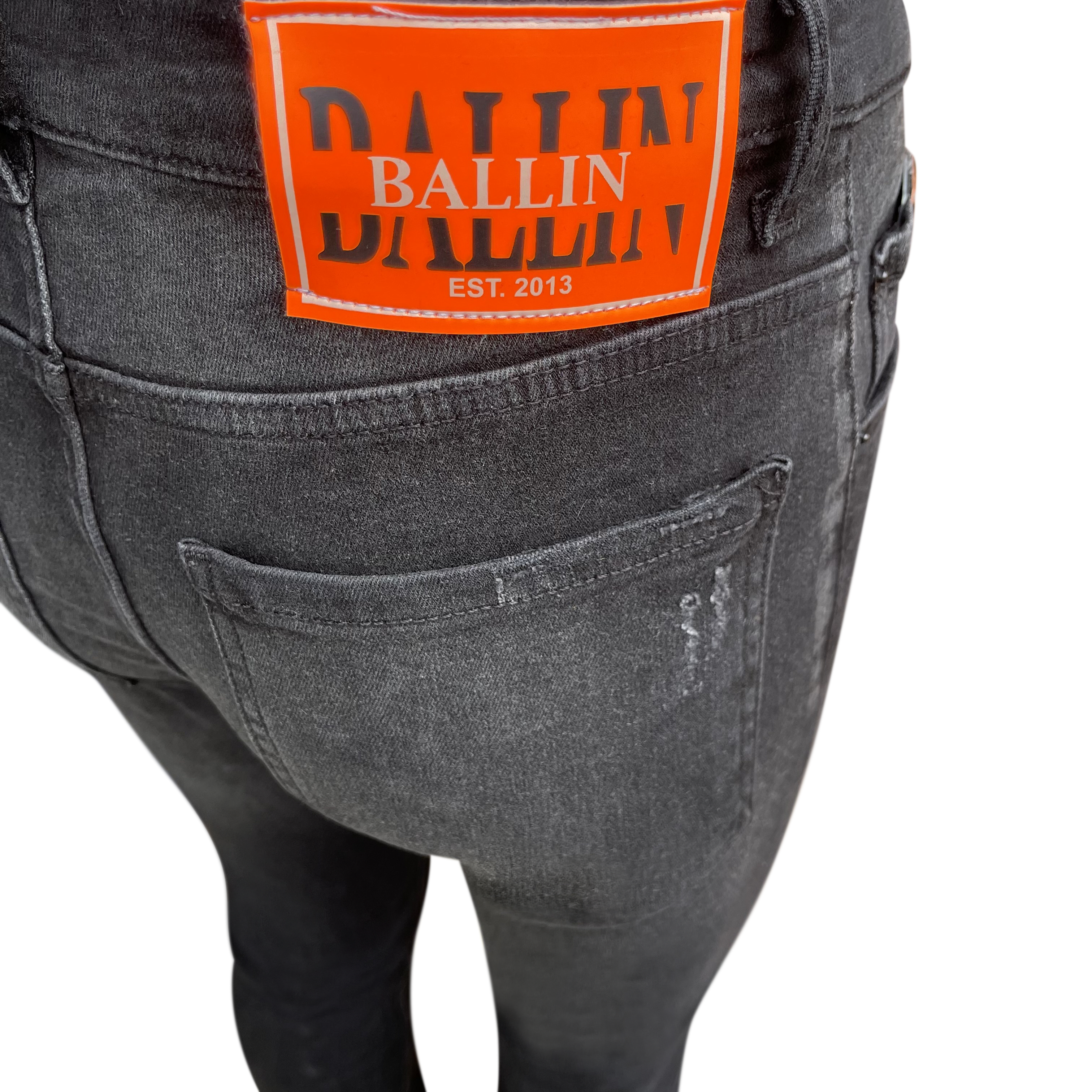 Skinny jeans heren Ballin zwart - Streetfashion 86